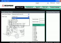 spare parts catalog Mitsubishi ForkLift Trucks 2011 EPC