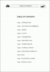 repair manual Massey Ferguson Tractor 2210 - 2225 - 2235 series