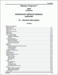 repair manual Massey Ferguson 9895