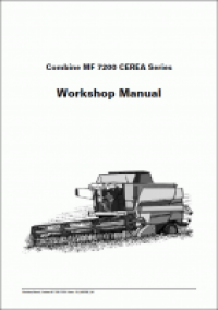repair manual Massey Ferguson combine 7200 CEREA