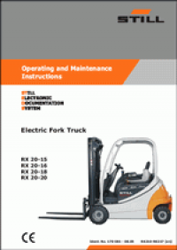 repair manual STILL STEDS 2007