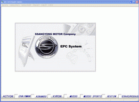 repair manual Ssang Yong EPC System
