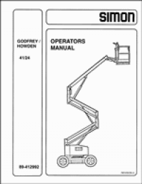 repair manual Simon ForkLift