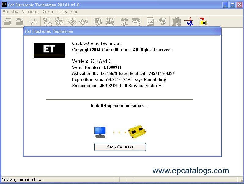 caterpillar Electronic Technician (ET) 2014A v1.0