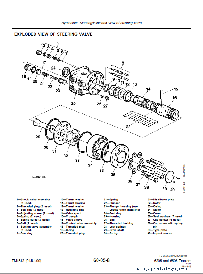 John Deere 6205 & 6505 Tractors Repair & Operation & Tests