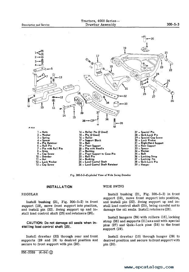 John deere 4000 series winch manual download