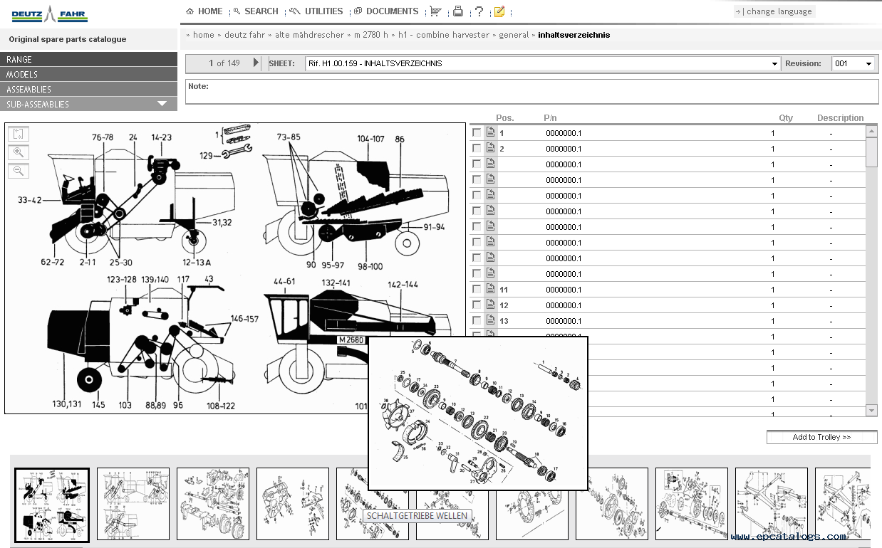 Deutz Tractor Parts Catalog Online Catalog Library