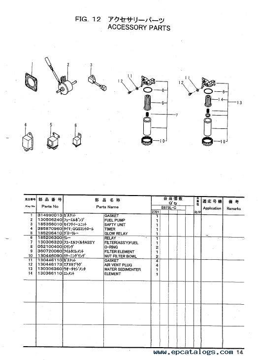 Shibaura Parts Catalog Catalog Library