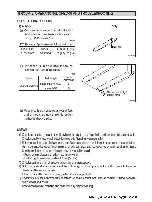 Download Hyundai Forklifts 20/25/30/32BC-9 Service Manual