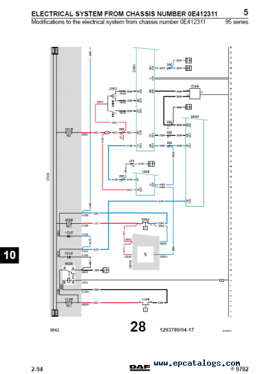 Daf 95 Series Truck Pdf Set Manuals