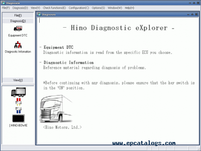 Hino Trucks Diagnostic Explorer V2 0 3 Download