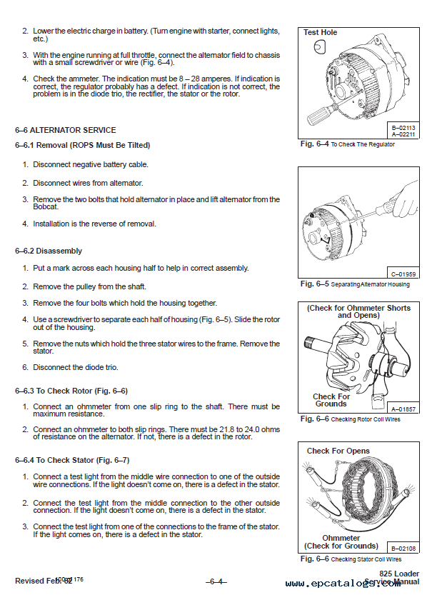 Bobcat 825 Skid Steer Loader Service Manual PDF