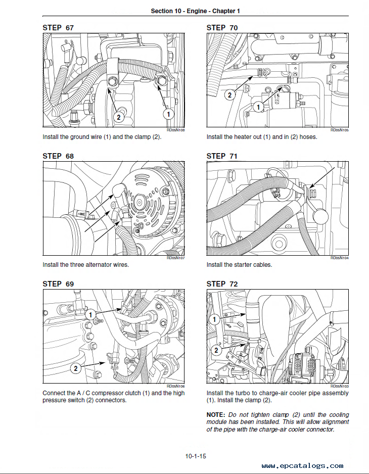New Holland T8010 T8020 T8030 T8040 PDF Manual 2810 ford tractor parts diagram 