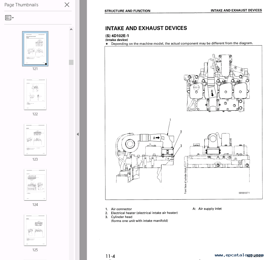 repair manual Komatsu Diesel Engine 102 Series PDF Shop Manual - 4