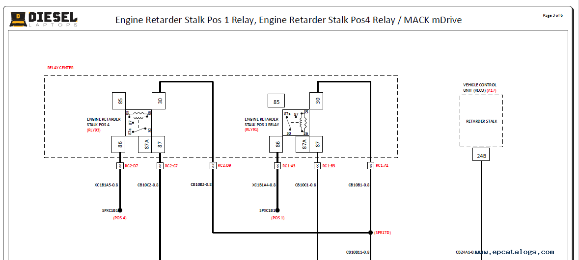 Mack Mdrive 2010 Chu Cxu Gu Td Electrical Wiring Diagram