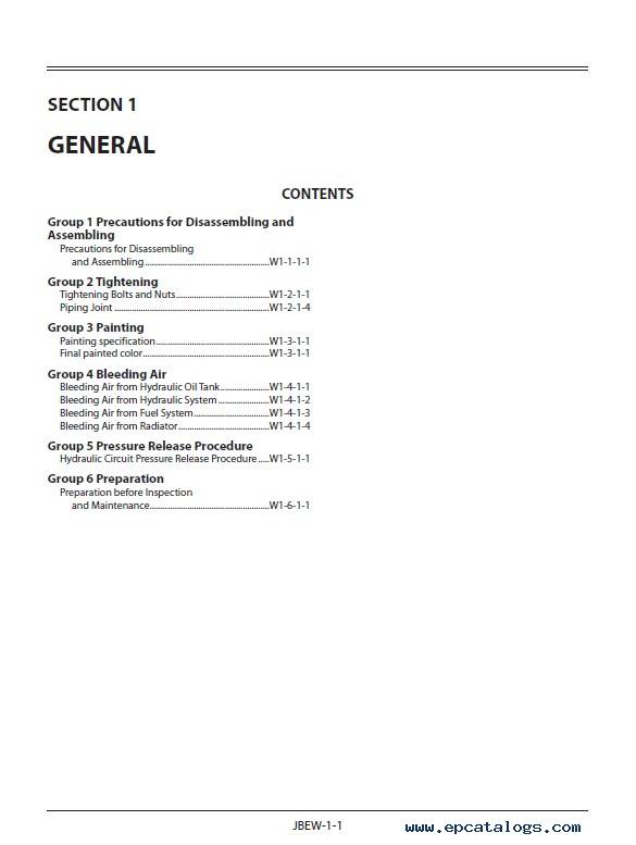 Excavator ZX870-5G Series Workshop Manual PDF