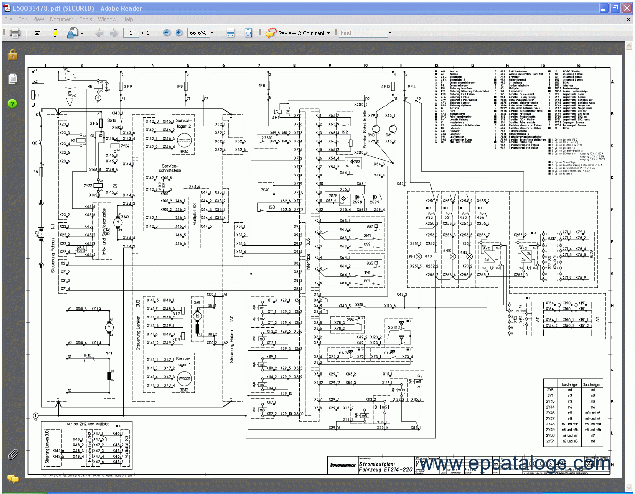 Jungheinrich ET v4.25 Spare Parts Catalog Download free construction equipment wiring schematics 