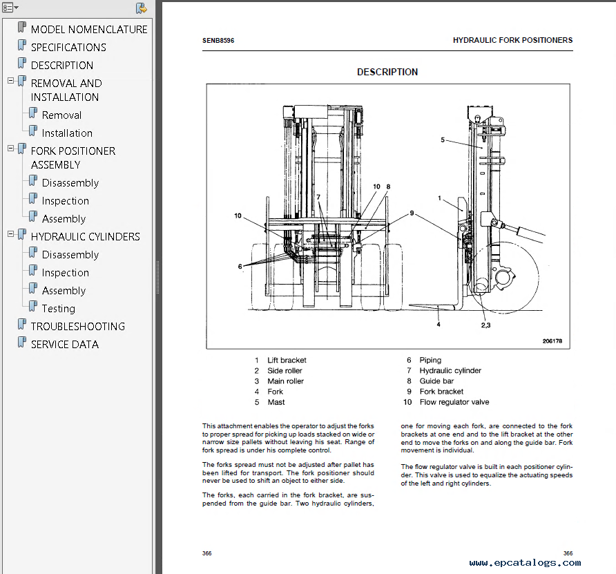 Caterpillar Dp80 90 100 115 135 150 Forklifts Service Manual Pdf