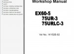 repair manual Hitachi EX-60 - EX-370 Excavators Set of Service Manuals PDF - 4