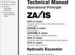 repair manual Hitachi Zaxis 3 Series Set of PDF Manuals - 1