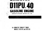spare parts catalog Komatsu Forklift Set of Parts Books PDF - 4