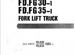 spare parts catalog Komatsu Forklift Set of Parts Books PDF - 5