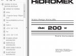 spare parts catalog Hidromek HMK 102B, 102S, 200W, 220LC-2 Backhoe Loaders Set of Parts Catalogs PDF - 7