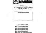 repair manual Manitou Forklift Parts Catalog + Service + Repair Manuals - 4