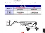 repair manual SkyJack FULL 2012 - 8