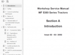 repair manual Massey Ferguson MF 5300 Series Tractors Service Manual PDF - 5