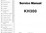 repair manual Hitachi KH300, KH300-3 Hydraulic Crawler Cranes Set of PDF Manuals - 4