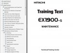 repair manual Hitachi EX1200-5 / EX1200-5C / EX1900-5 Excavator Set of PDF Manuals - 3