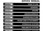 repair manual Hitachi Excavator EX1800-2 Service Manual PDF - 1