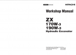 repair manual Hitachi ZX170W-3 & ZX190W-3 Wheeled Excavators Workshop + Technical Manuals PDF - 4
