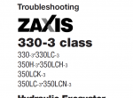 repair manual Hitachi Zaxis 330-3 class Hydraulic Excavator PDF Service Manuals - 1