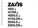 repair manual Hitachi Zaxis 450-3 450LC-3 470H-3 470LCH-3 500LC-3 520LCH-3 Hydraulic Excavators PDF Manuals - 9