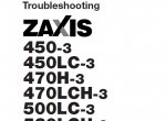 repair manual Hitachi Zaxis 450-3 450LC-3 470H-3 470LCH-3 500LC-3 520LCH-3 Hydraulic Excavators PDF Manuals - 3