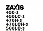 repair manual Hitachi Zaxis 450-3 450LC-3 470H-3 470LCH-3 500LC-3 520LCH-3 Hydraulic Excavators PDF Manuals - 6