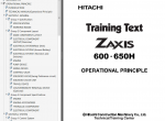repair manual Hitachi Zaxis 600 600LC 600H 600LCH Hydraulic Excavators Set of PDF Manuals - 7