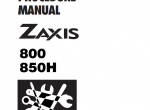 repair manual Hitachi ZX800 & ZX850H Excavators Set of PDF Manuals - 1