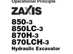 repair manual Hitachi Zaxis 850-3 850LC-3 870H-3 870LCH-3 Hydraulic Excavator Set of PDF Manuals - 2