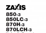 repair manual Hitachi Zaxis 850-3 850LC-3 870H-3 870LCH-3 Hydraulic Excavator Set of PDF Manuals - 8