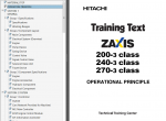 repair manual Hitachi Zaxis 200-3, 225US-3, 225USR-3, 240-3, 270-3 Class Hydraulic Excavator Technical + Workshop - 9
