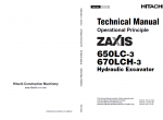 repair manual Hitachi Zaxis 650LC-3 & 670LCH-3 Hydraulic Excavators Set of PDF Manuals - 2