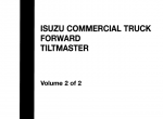 repair manual Isuzu Commercial Truck Forward Tiltmaster NPR/W4 (Diesel) 96/97/98 Service Manual PDF - 5