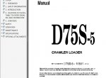 repair manual Komatsu D75S-5 Bulldozers Operation & Maintenance & Shop Manuals PDF - 9