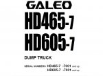 repair manual Komatsu Dump Truck HD465-7 & HD605-7 Set of PDF Manuals - 11