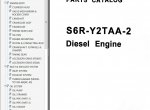 spare parts catalog Mitsubishi Engine S6R (Hitachi) Set of PDF Manuals - 2