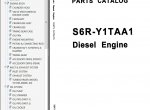 spare parts catalog Mitsubishi Engine S6R (Hitachi) Set of PDF Manuals - 6