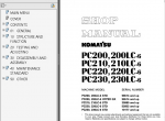 repair manual Komatsu Hydraulic Excavators PC200-210-220-230-240-250-6 Set of PDF Manuals - 10
